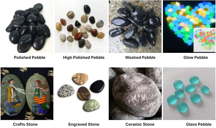 Crushed Stones Display