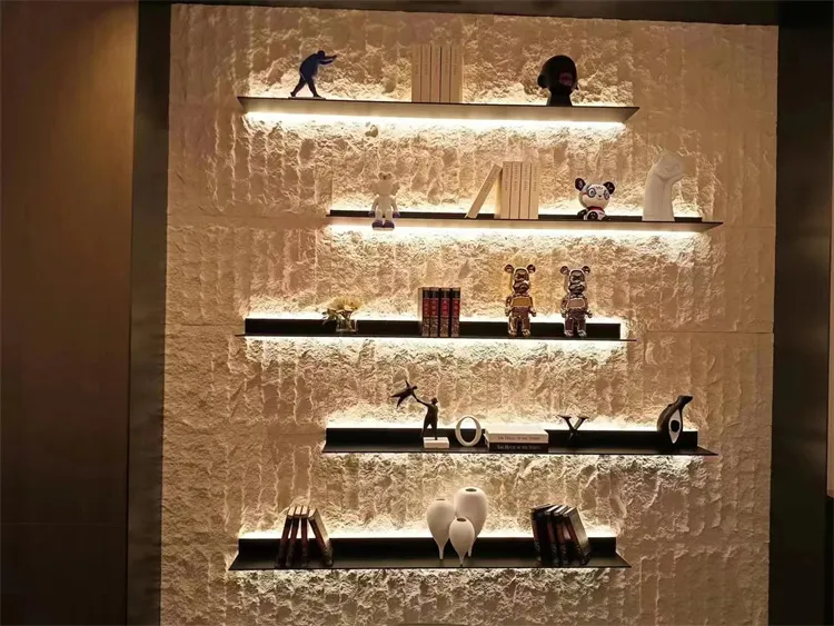 White Granite Mushroom Stone 2