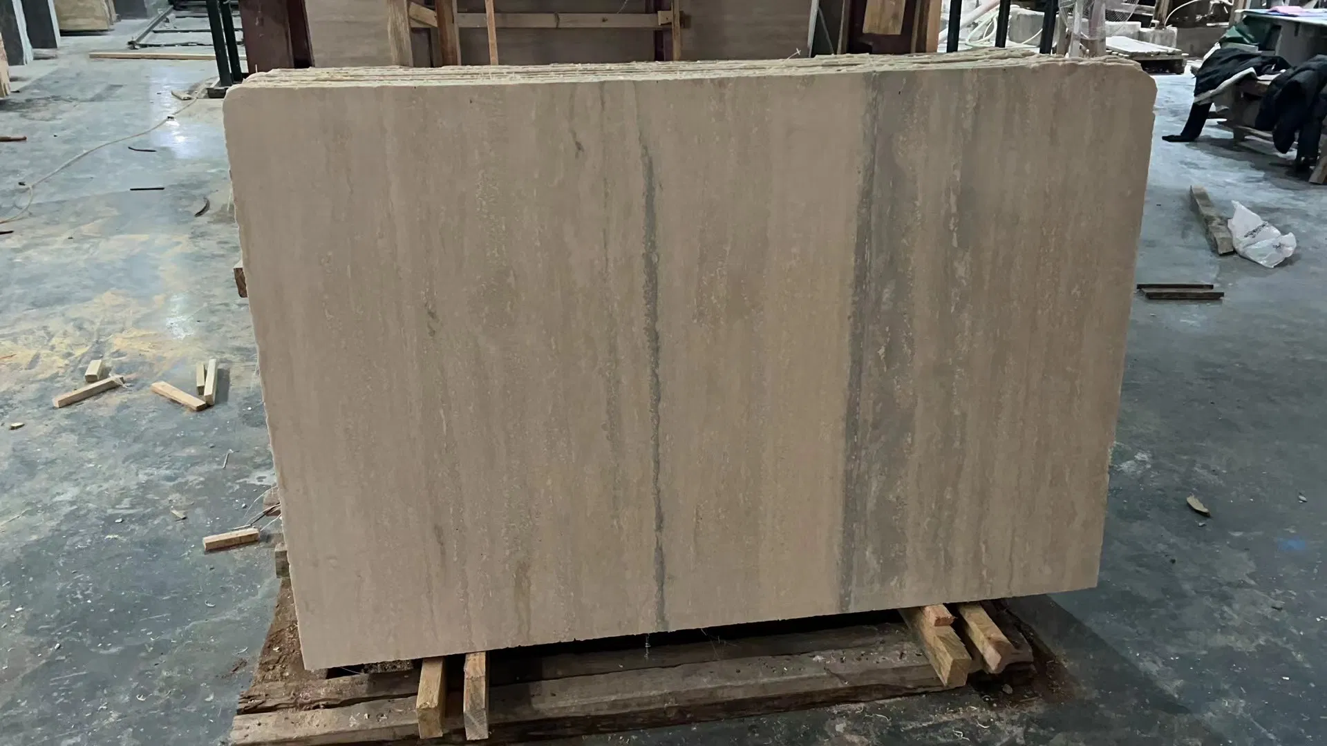 Wholesale Italy Sliver Grey Travertine for Swimming Pool Anti-Slip Running Tile Floor Wall Slab