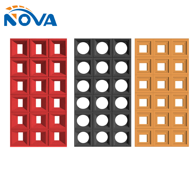 Interior Decorative 3D Polyurethane Wall Panel PU Wall Board Block Component