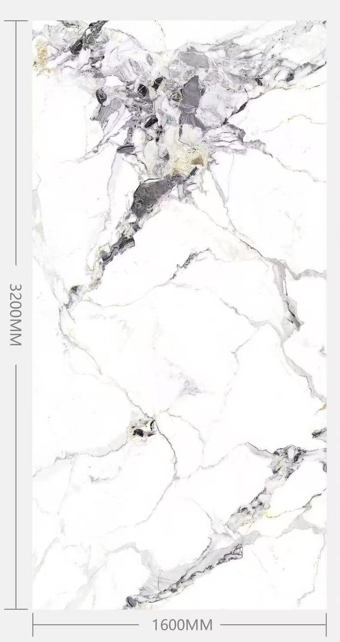 Artificial White Summer Elf Sintered Stone for Building Material