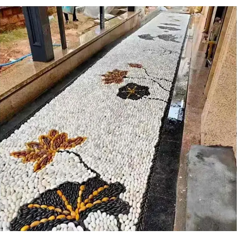 Wholesale Pure White Unpolished Washed River Natural Stone &amp; Pebbles Stone Garden Landscape Park Decorative