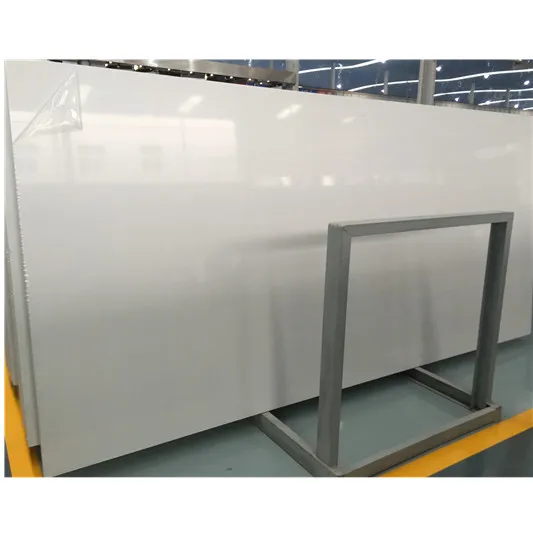 Pure White Artificial Marble Slab