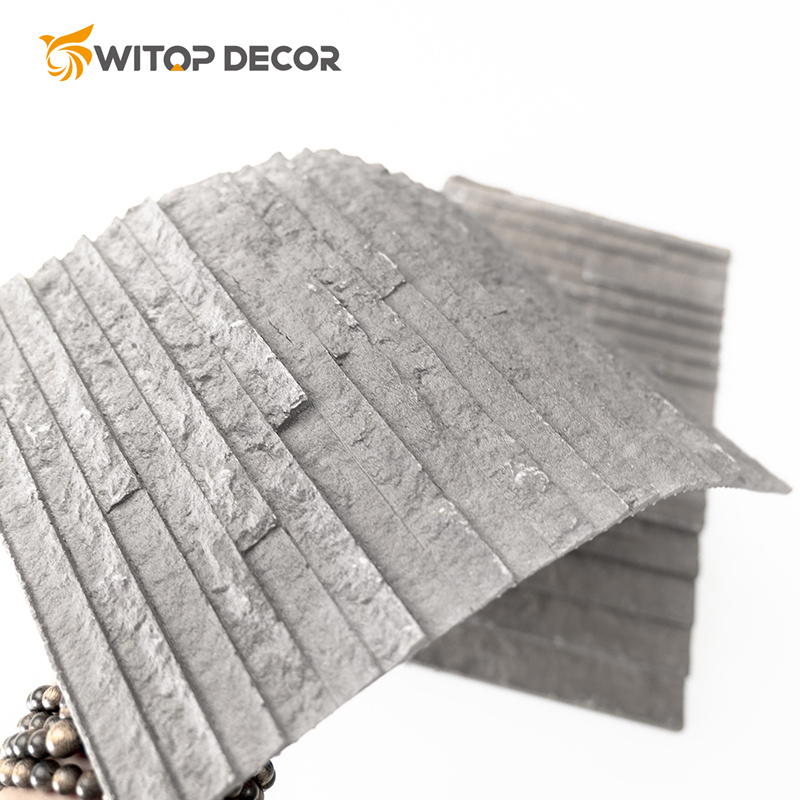 Wall 590*290mm Sandstone Flexible Stone Wall Panel for Cladding Sandstone Price Per Ton Stone