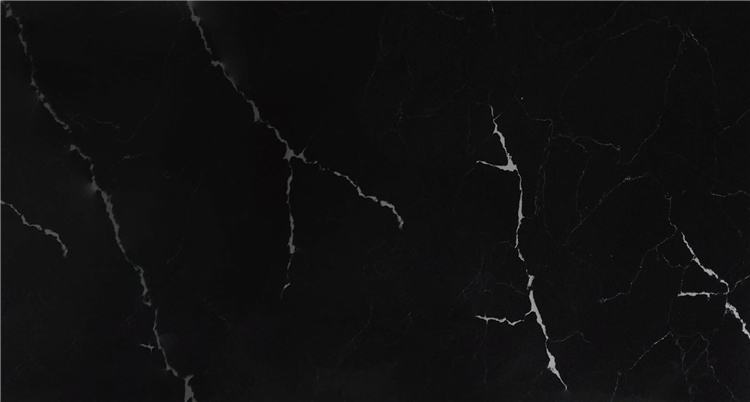 Calacatta Black Quartz Engineered Stone Livingroom Table Worktops Countertops