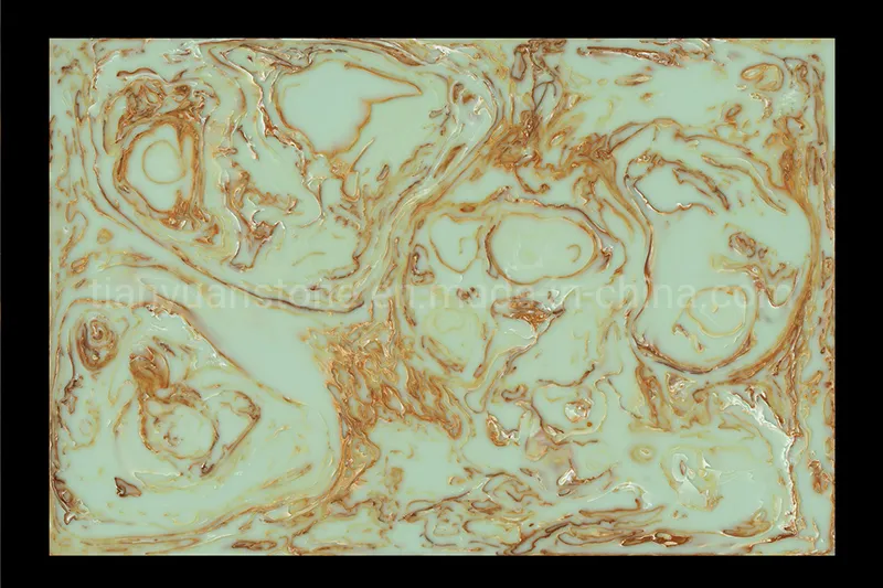 Artificial Translucent White Onyx