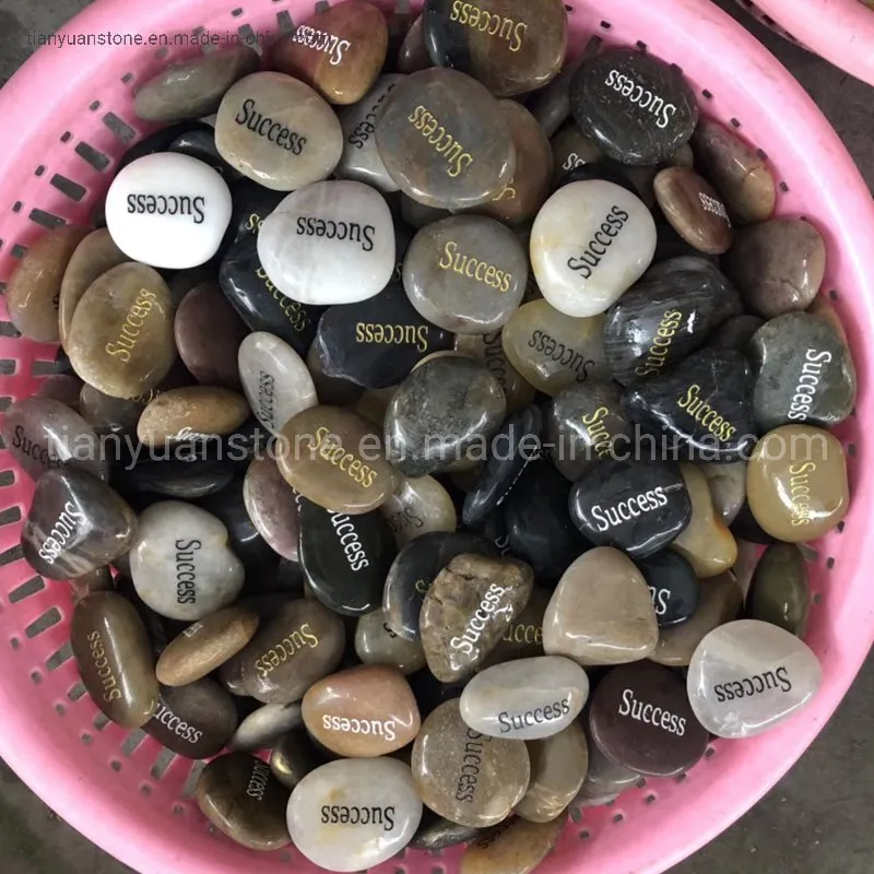 Natural Flat Polished River Pebble