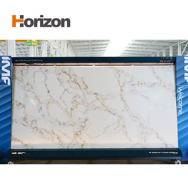 Cut-to-Size Kitchen Artificial Quartz Marble Granite Stone Carrara White Calacatta