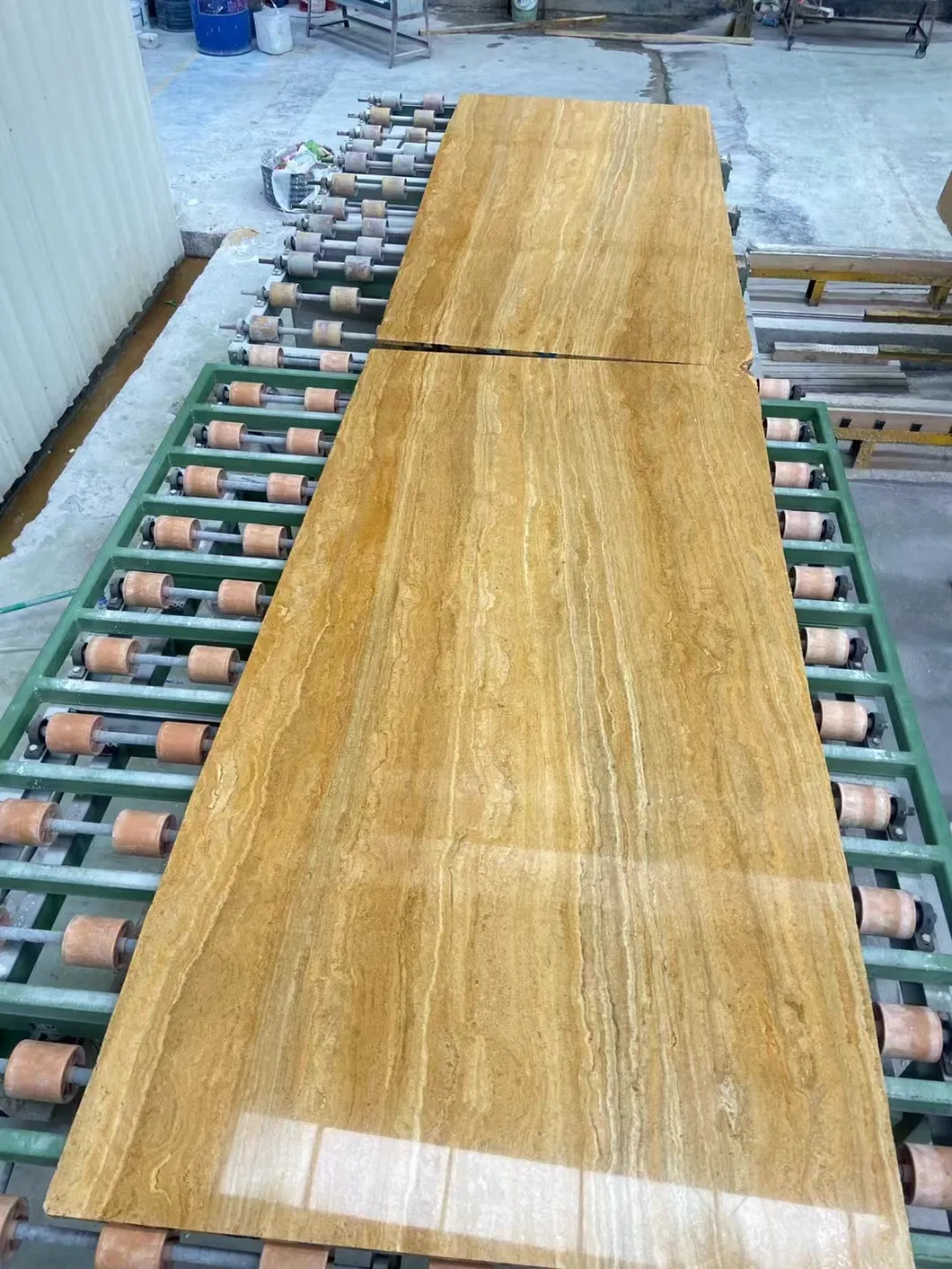 Beige White Travertine Natural Stone Tile Block