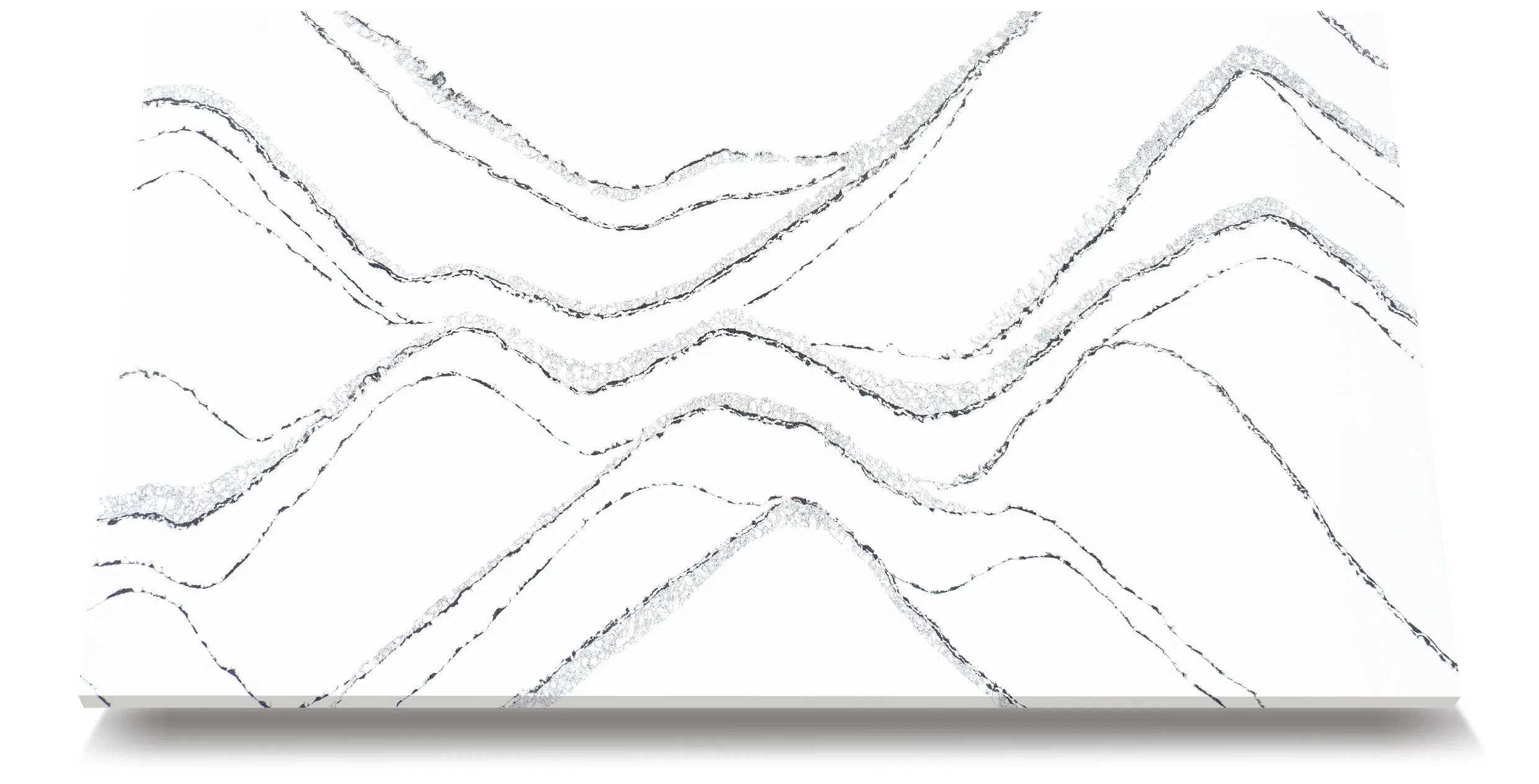 New Design Big Slabs Quartz Countertops Artificial Quartz Stone Slabs White Calacatta Engineered Quartz Stone Surface