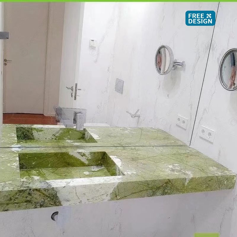 Big Slab Flat Mosaic Bathroom Tile Onyx Nature Stone with High Quality