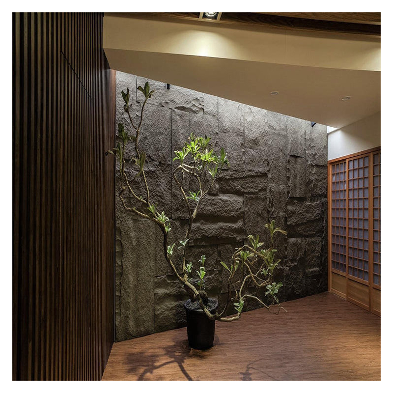 Consmos Wholesale 3D PU Faux Mushroom Artificial Rock Stone Veneer Wall Panels for Decoration