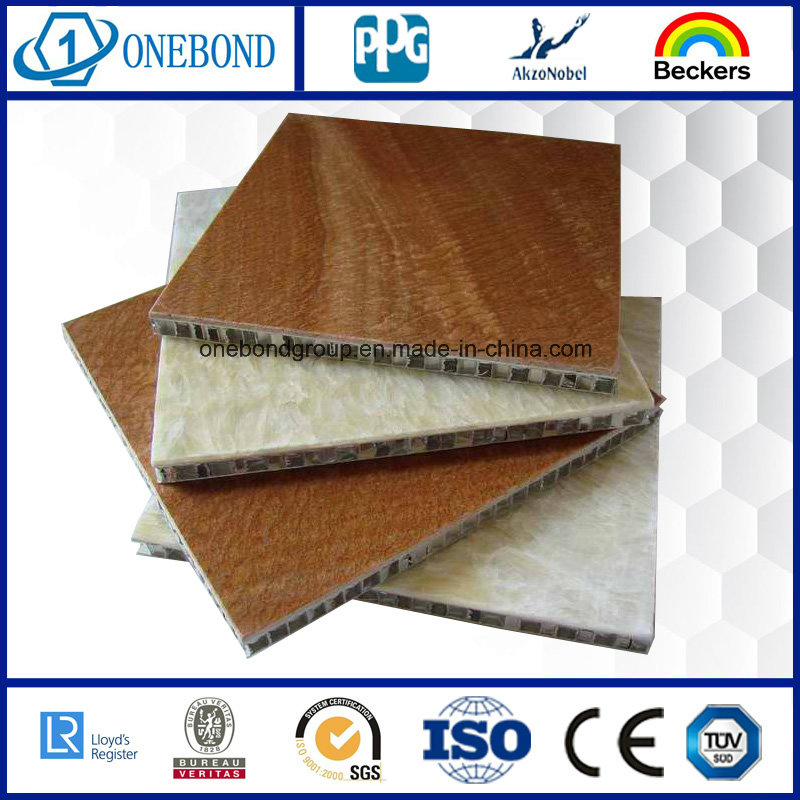Luxurious Marble Granite Slate Sandstone Honeycomb Core Panels