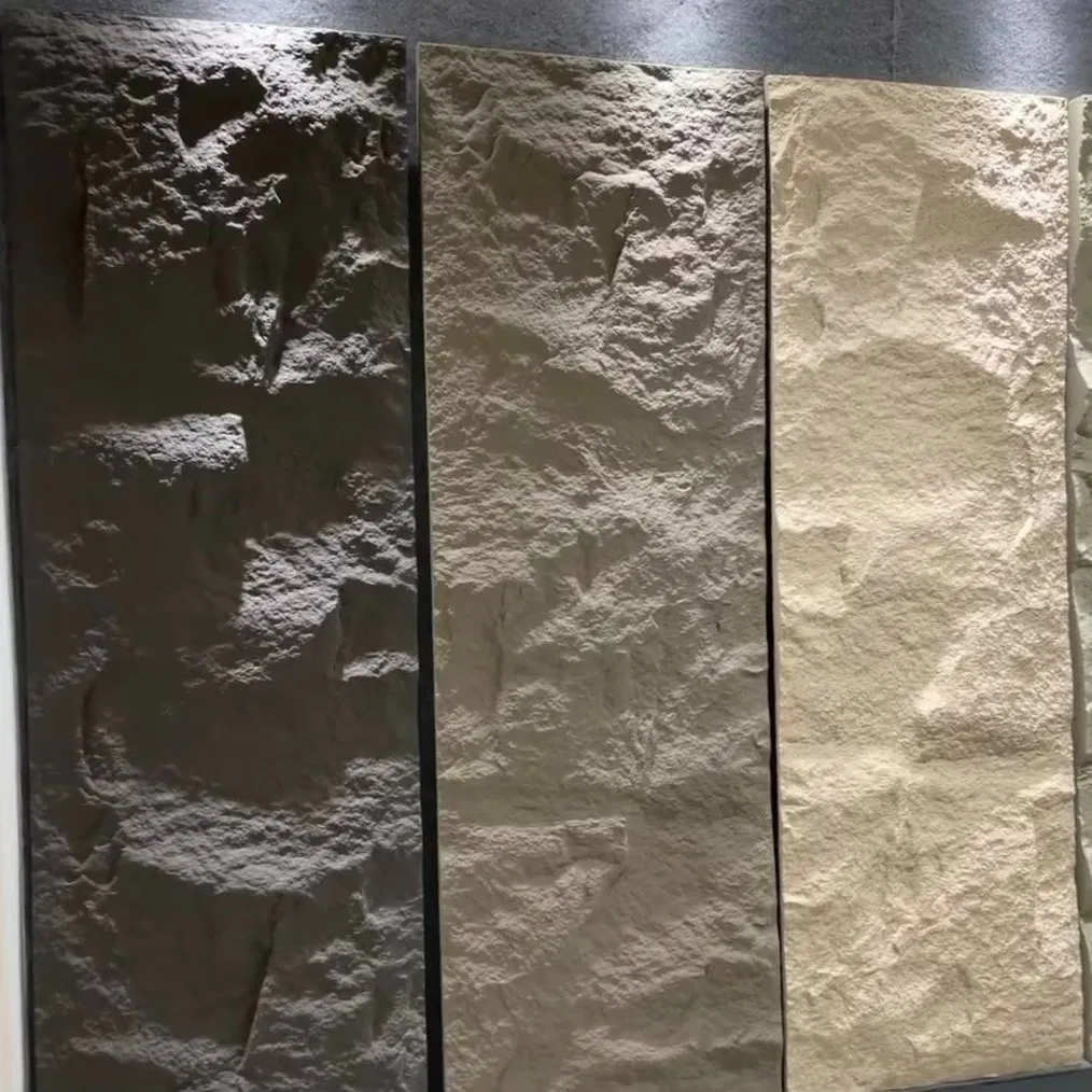 Wholesale Mushroom PU Stone Wall Panel Rock Wall Panel Faux Stone Wall Panel Outdoor Stone Veneer