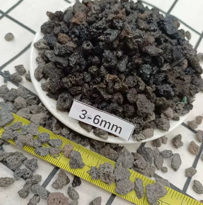 Natural Friendly Volcanic Stone Black Aromatherapy Volcanic Stone for Decorative Basalt Lava