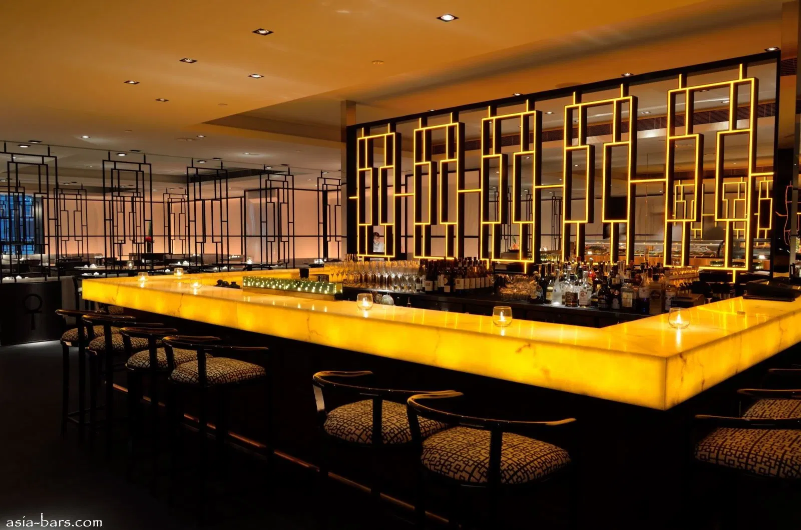 Translucent Yellow Onyx Natural Marble Stone for Bar Table