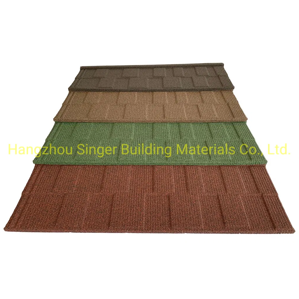 in Stock Waterproof Slate Roof Tiles Best Selling Canada America Stone Coated Roofing Sheets with Factory Price