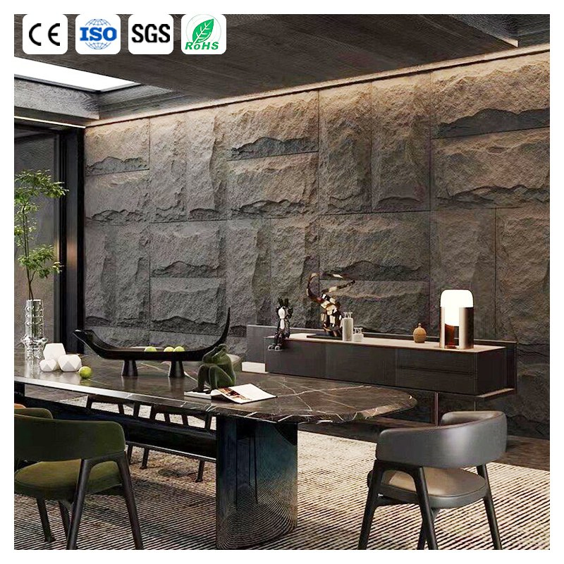 PU Stone 1200*3000 Panels for Container Homes and Modular Buildings