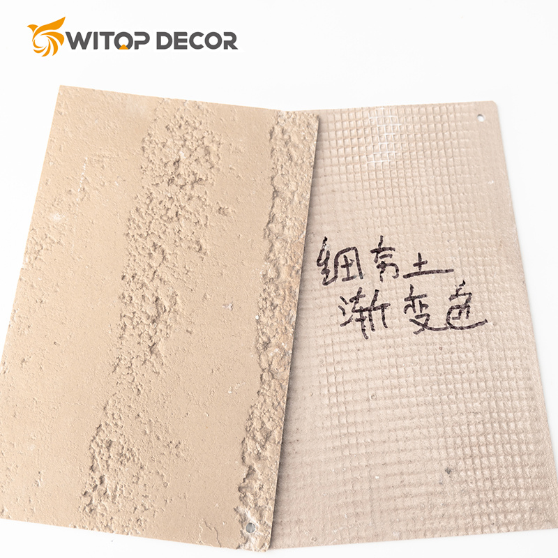 Slate Polished Split Big Slab Grey Beige Artificial Stone Flexible