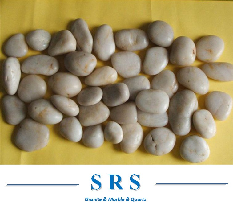 Natural Polished Pebble Stone for Landscape Paving Outside Flooring Playground Cobblestone