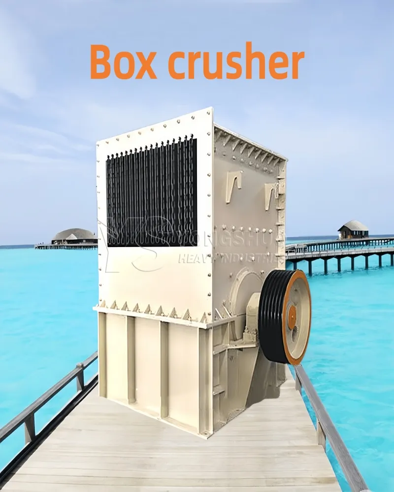 Cement Block and Coal Gangue Box Crusher