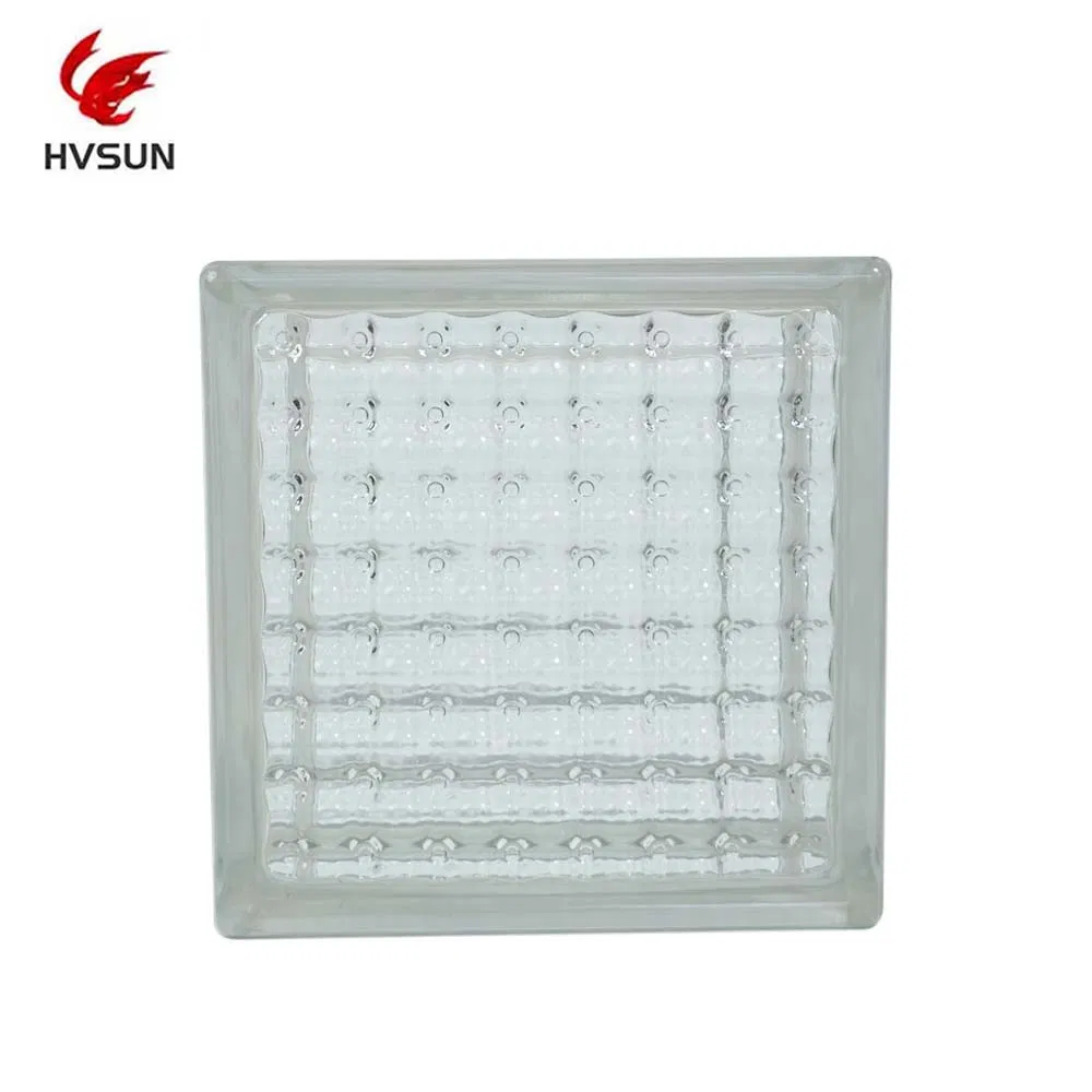 High Quality Hollow Inner Color Glass Block for Decoration