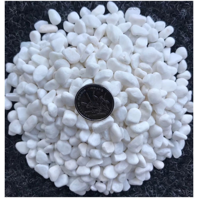 Wholesale Natural Snow White Garden Landscape Pebbles Graval Stone