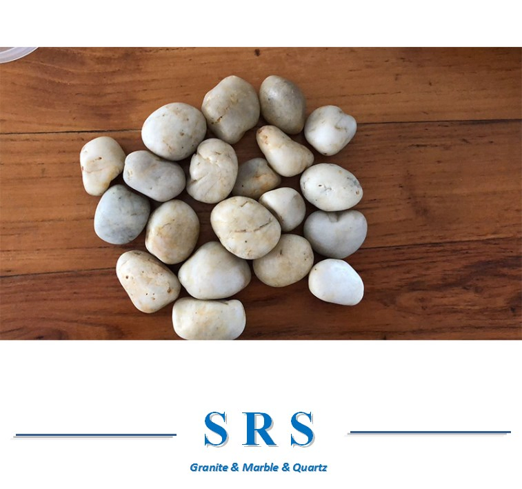 Natural Polished Pebble Stone for Landscape Paving Outside Flooring Playground Cobblestone