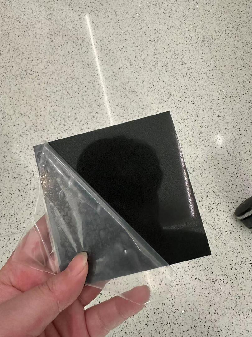 Horizon Quartz Stone Pure Black Quartz Stone Slab 1001 for Kitchen Countertops Solid Surfaces Floor Wall Decorations Building Materials