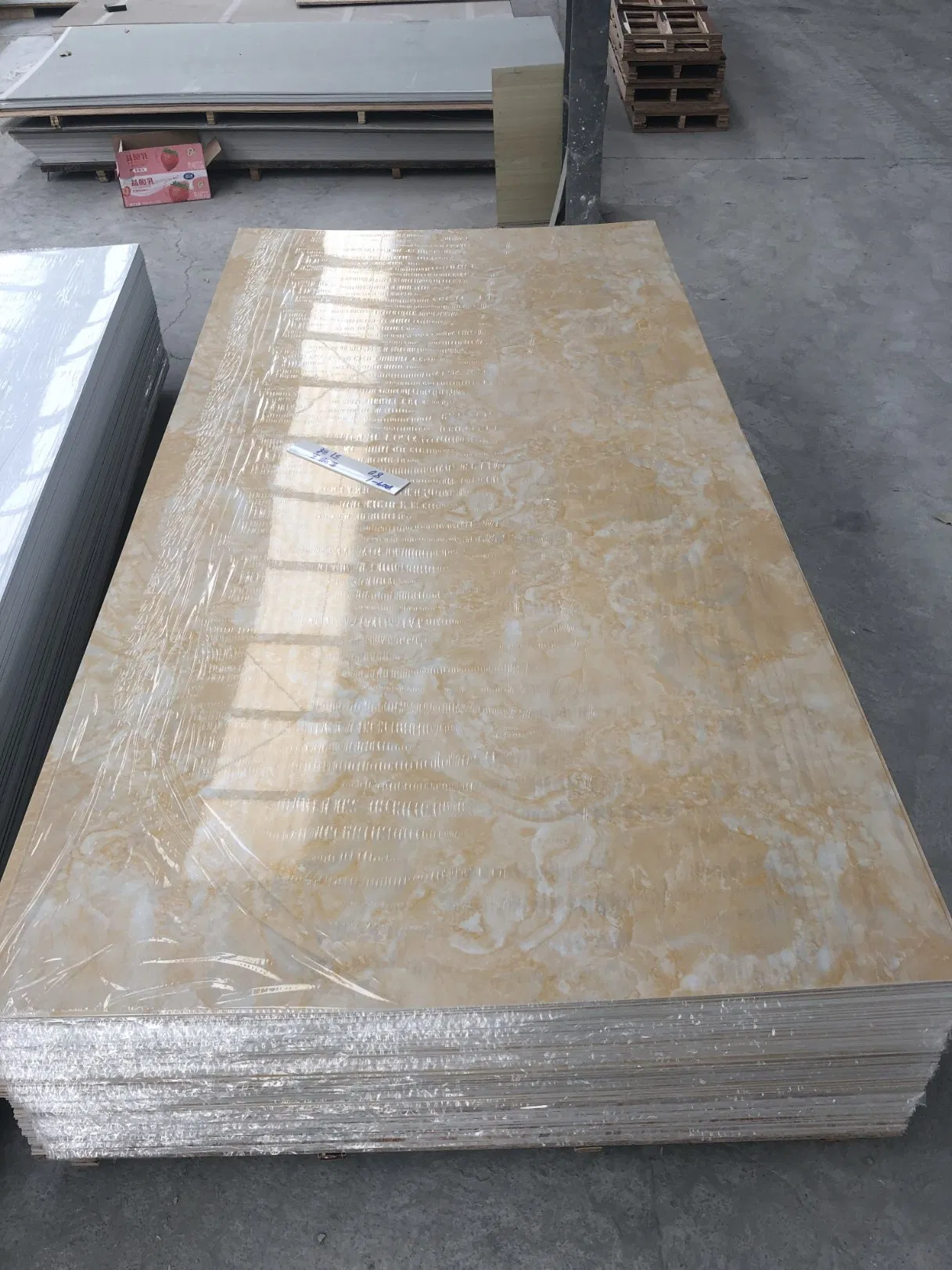 Alternative Laminas De PVC Tipo Marmol PVC Marmol Decorativo Carbon Slate Marble Wall Panel Board PVC UV Marble Sheet