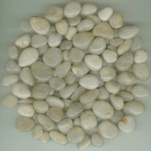 High Polished White River Pebble Stone Cobbles for Garden Landscape