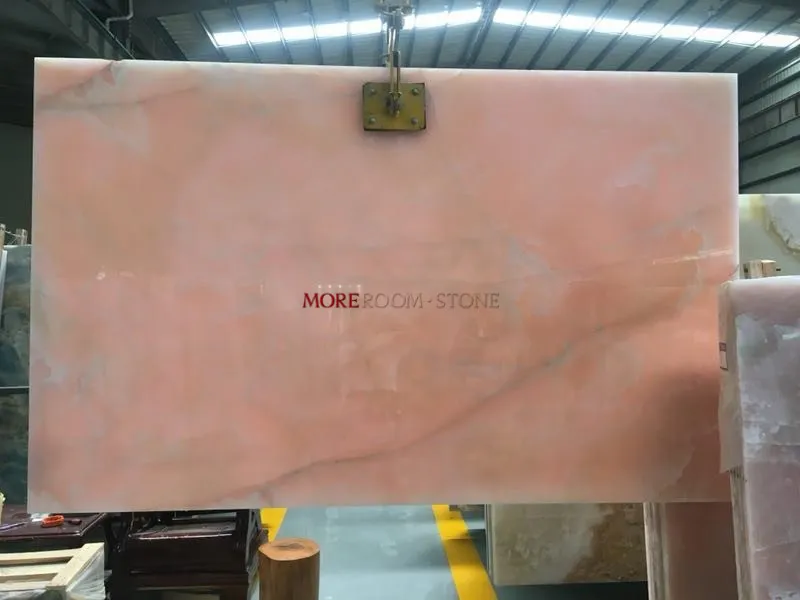 Natural Pink Onyx Stone Slab