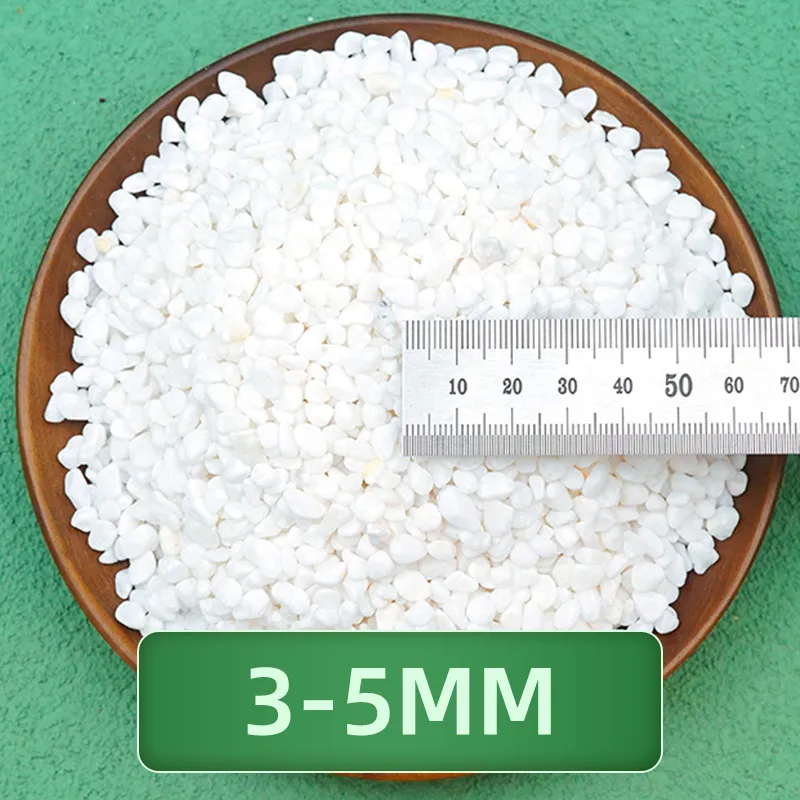 Natural Snow White Pebbles Stone