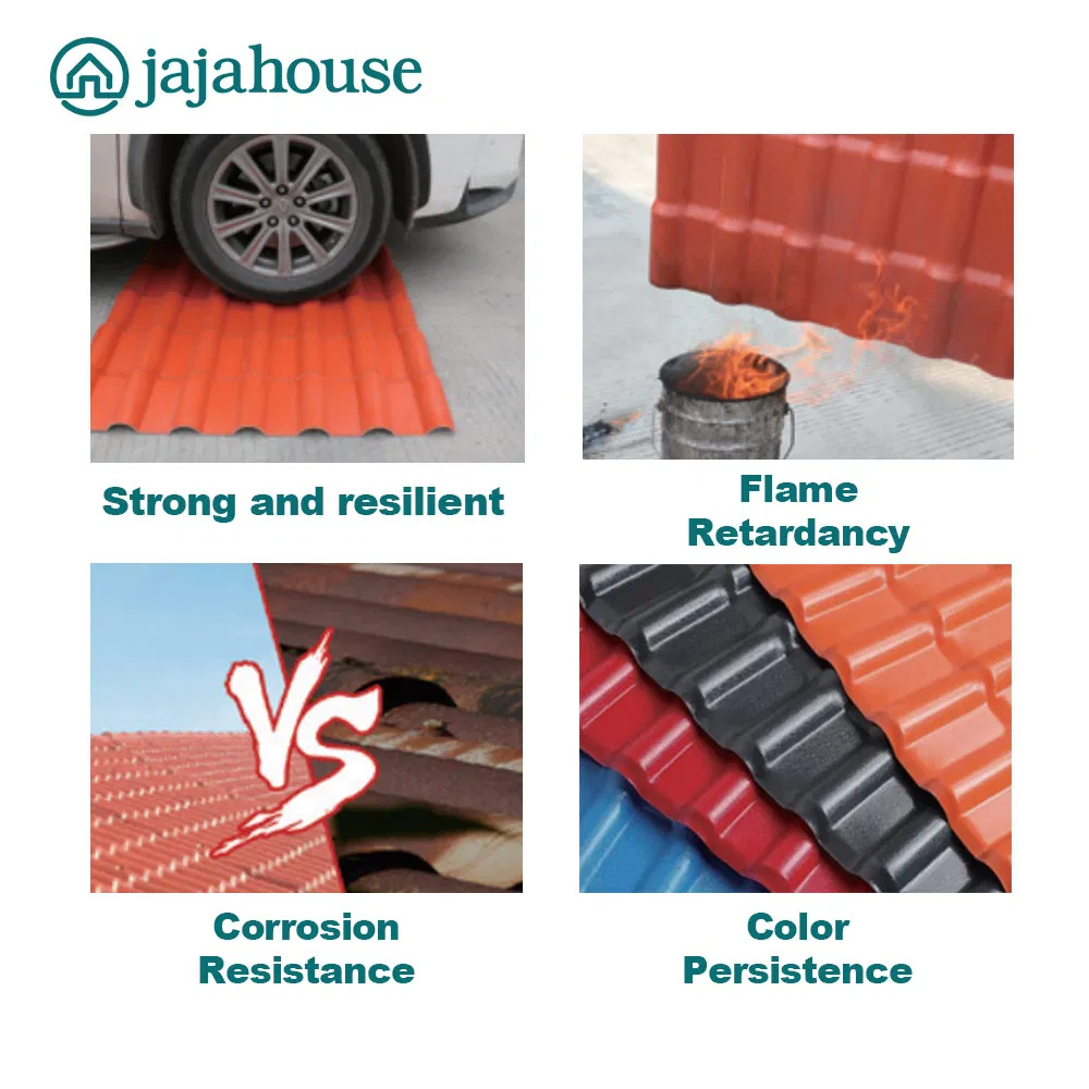 PVC Slate Roof Tiles waterproof ASA PVC Roof Tile Plastic Roofing Sheet