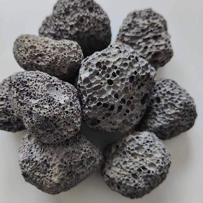 Natural Friendly Volcanic Stone Black Aromatherapy Volcanic Stone for Decorative Basalt Lava