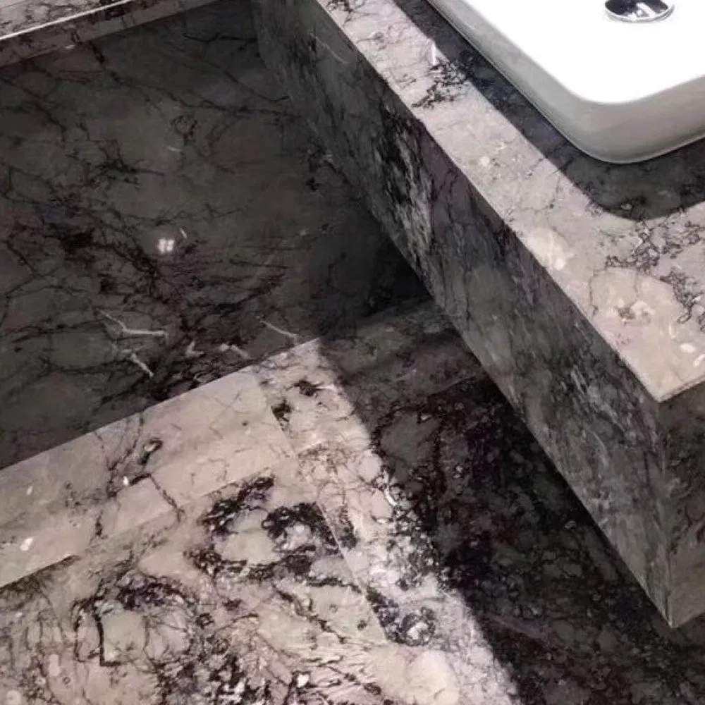 High Gloss OEM Custom Artificial Marble Stone Block for Coffee Table