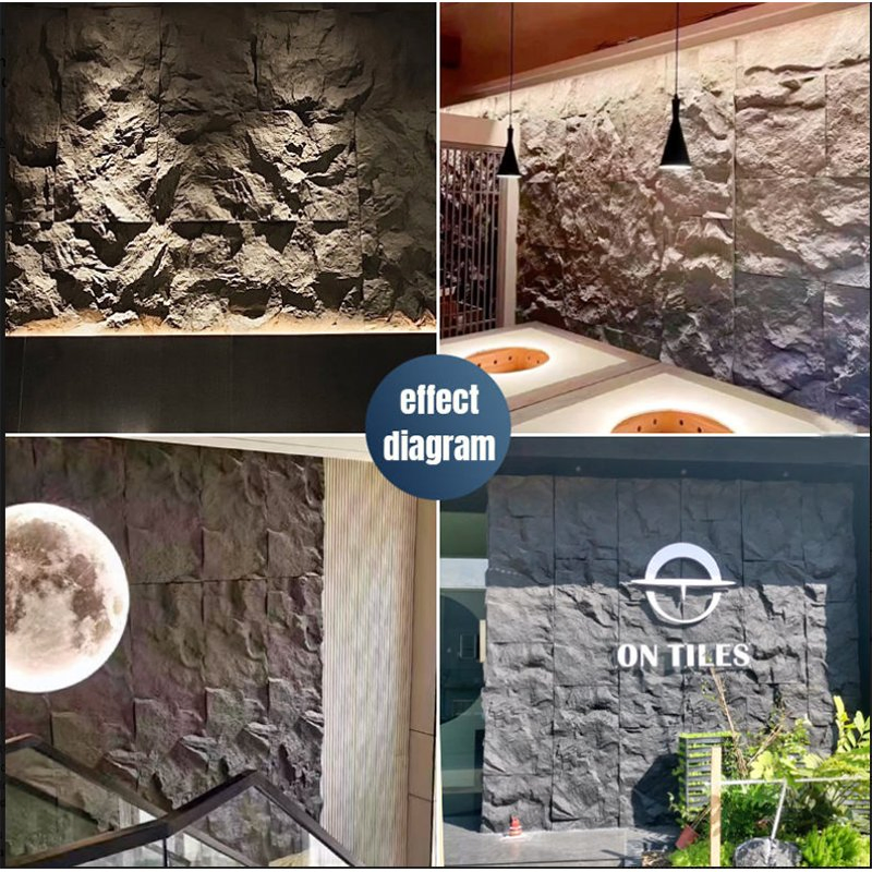 Environmentally Friendly Outdoor Decorative Wall Panel PU Stone