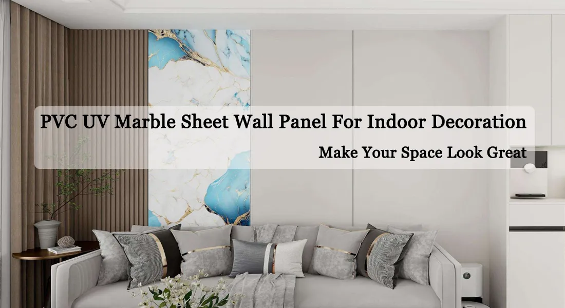 PVC UV Marble Sheet Banner