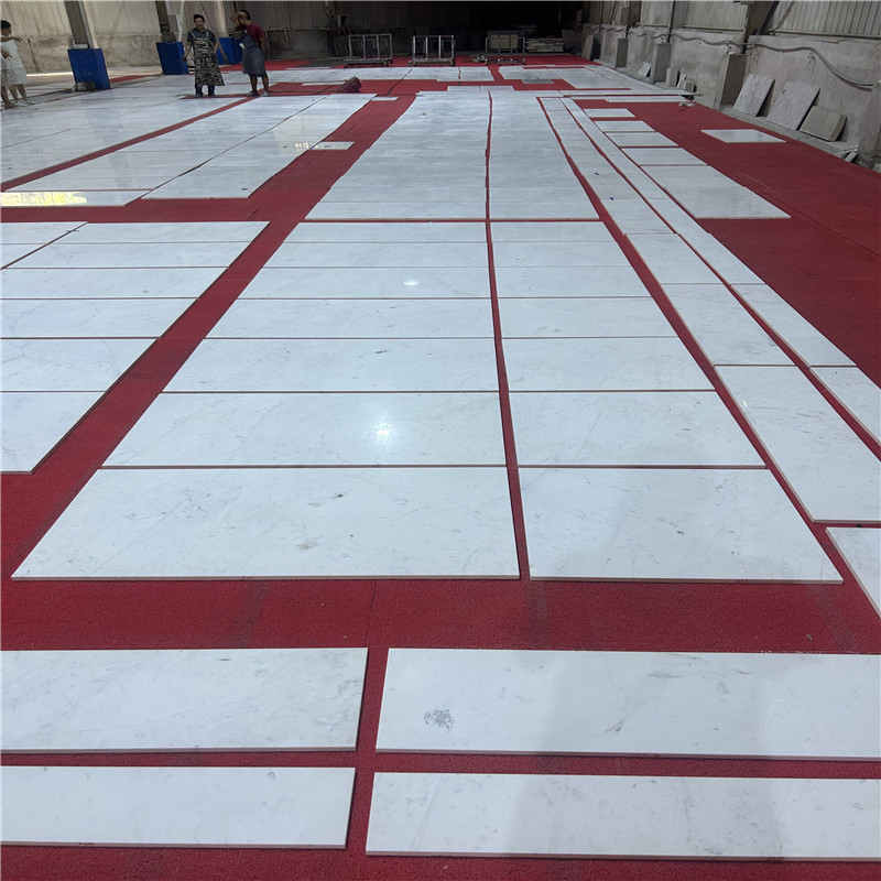 White Marble Tile for Wall Flooring Kitchen Counter Tops Bathroom Vanity Tops Bar Table