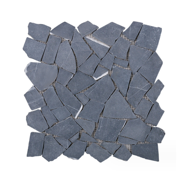 Balcony Outdoor Pool Irregular Travertine Stone Marble Mosaic Floor Tile Background Wall Mosaic Tiles