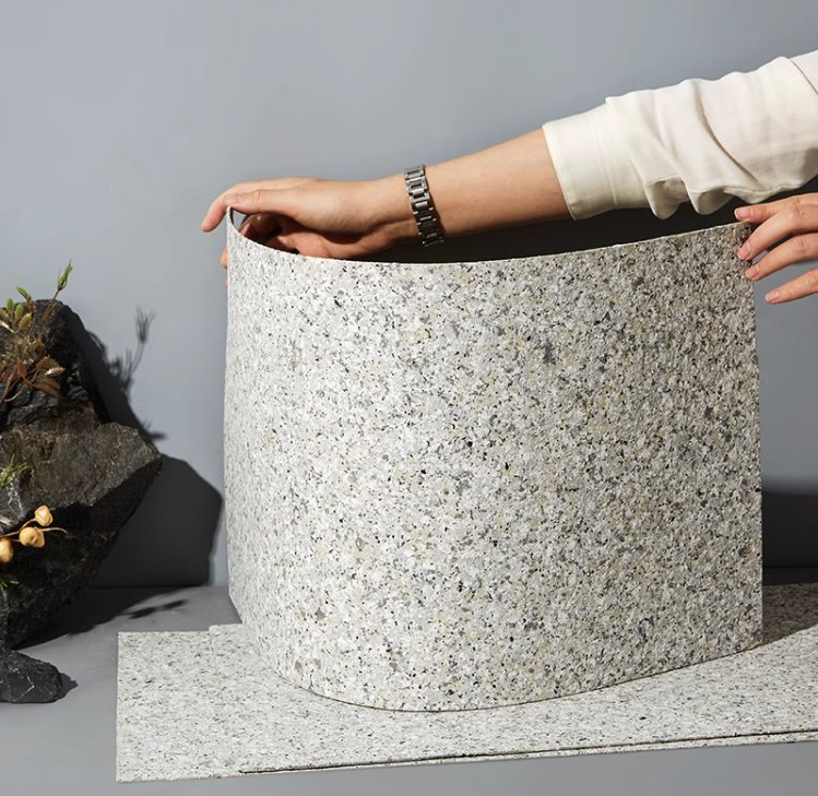 Soft Granite Stone Panel Flexible Veneer Sheet Exterior Decorative Wall Stone Fireproof Waterproof Home Decorative Flexible Stone for Indoor and Outdoor