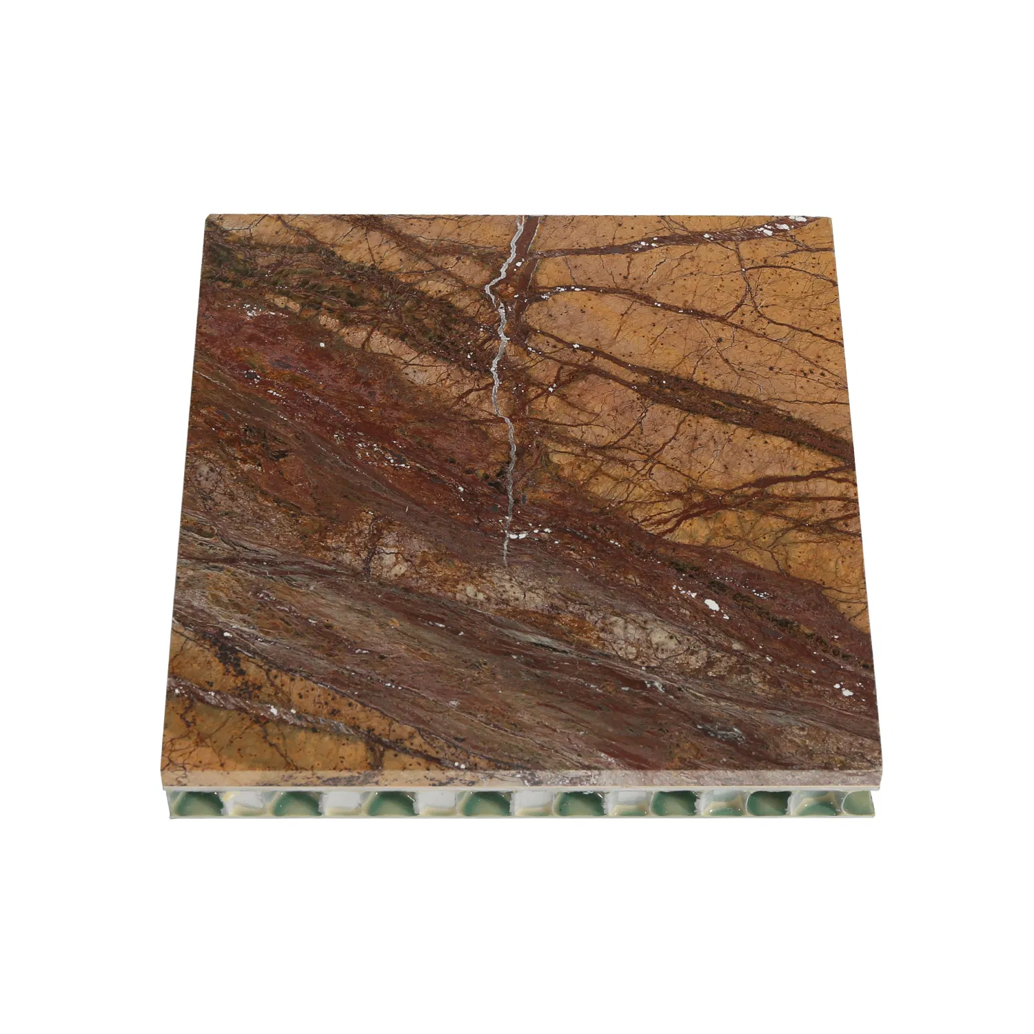 Custom Marble Granite Sandstone Limestone Natural Stone Composite Veneer Sandwich Honeycomb Panel