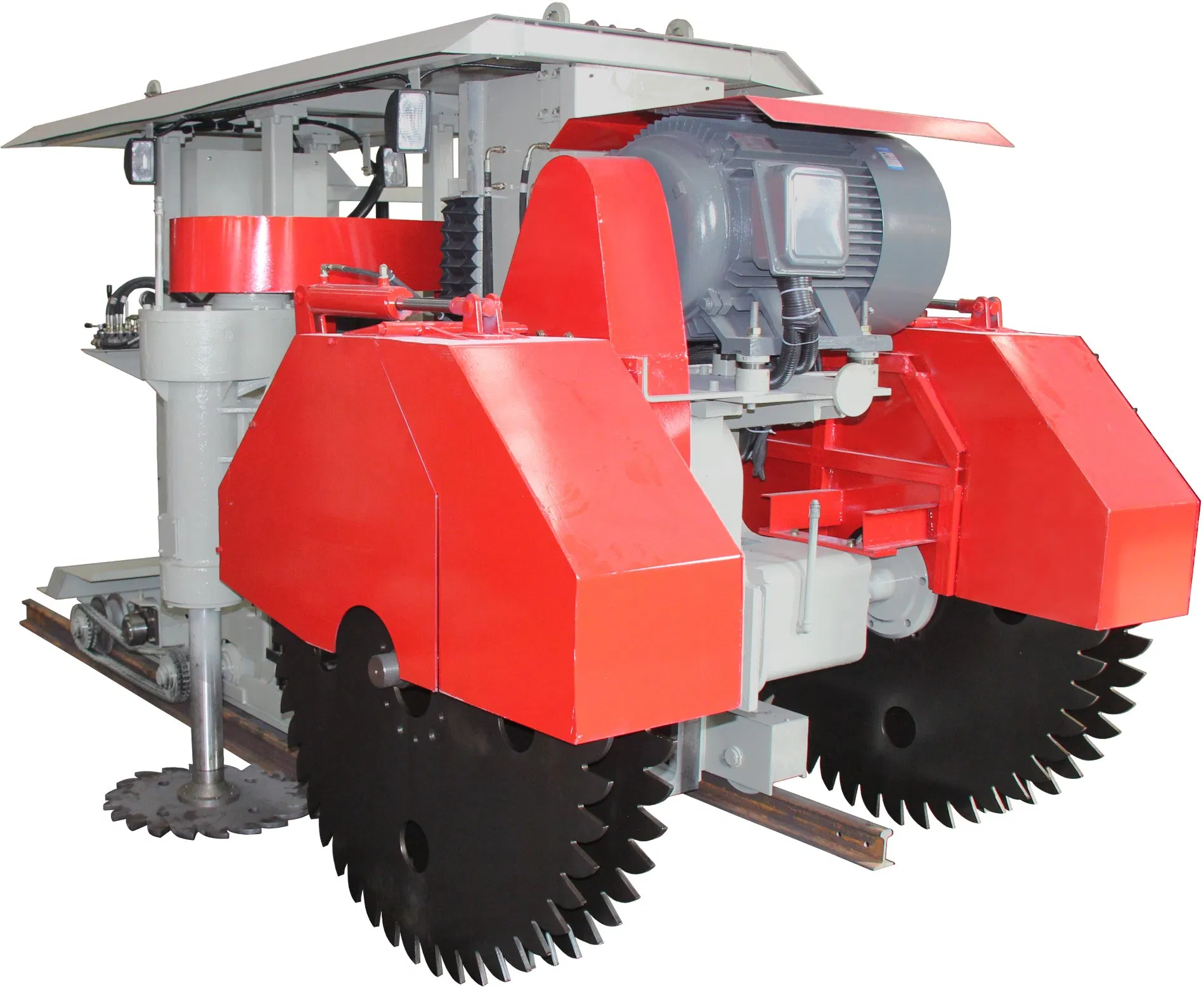 2026 Advanced Hualong Hkss-1400 - Rail-Powered Quarry Saw for Sandstone, Limestone, and Laterite Block Processing