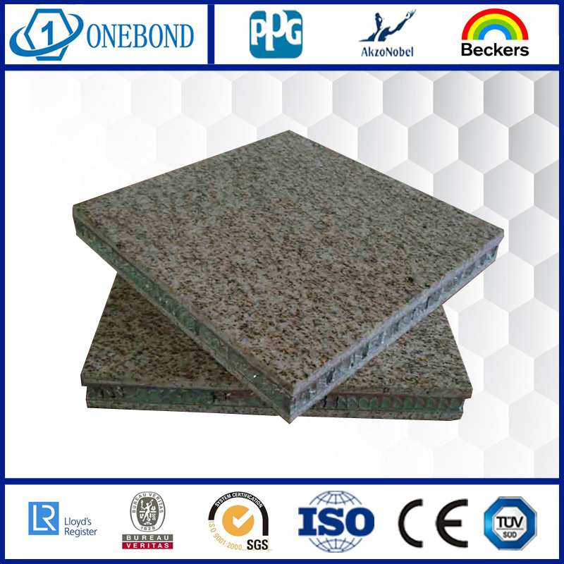 Sandstone Slate Aluminum Honeycomb Flooring Panel in Various Thicknesses