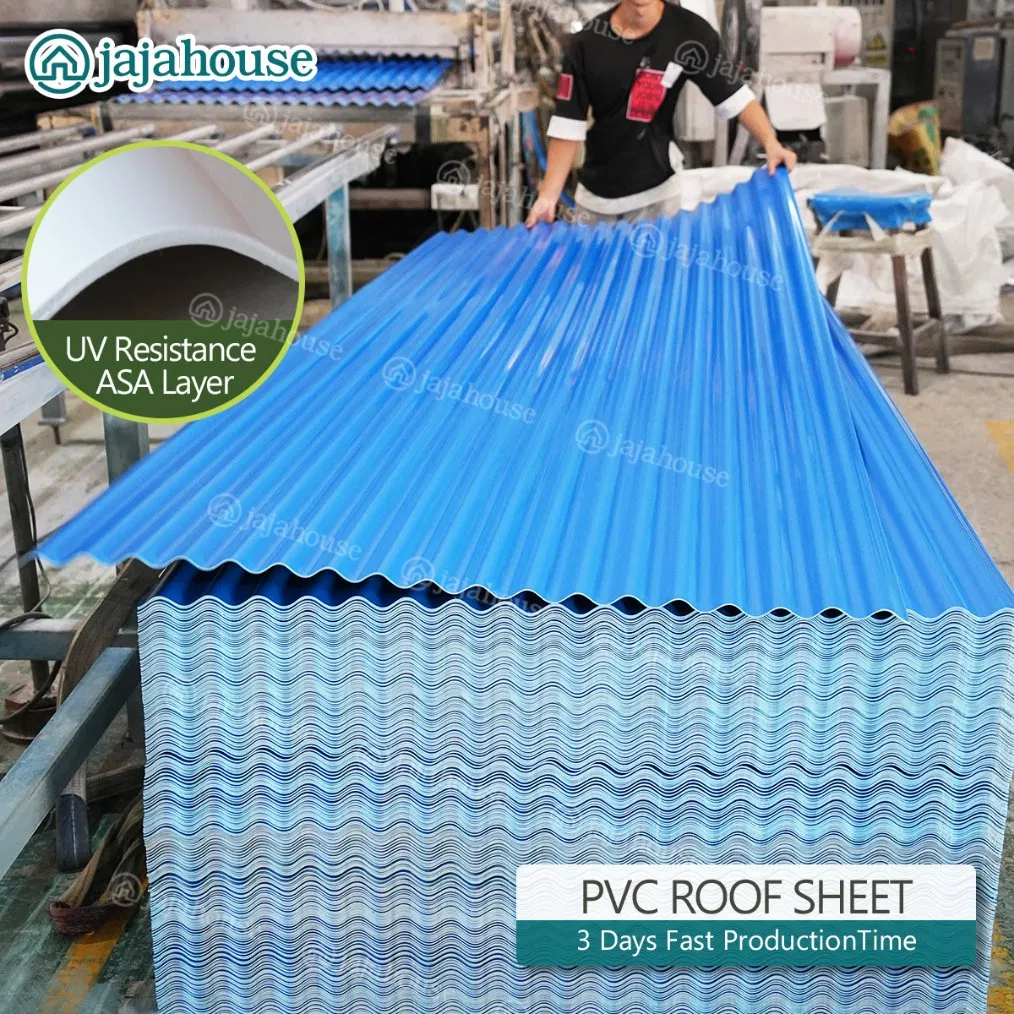 Manufacturer of PVC Roof Tile Corrugated Roof Coverings Synthetic Slate Roofing Sheet