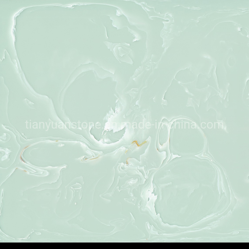 Bathroom Slab Wall Decorative Stone Artificial Translucent White Onyx