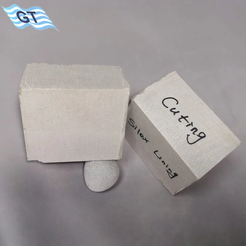 Machine Cutting Silex Blocks