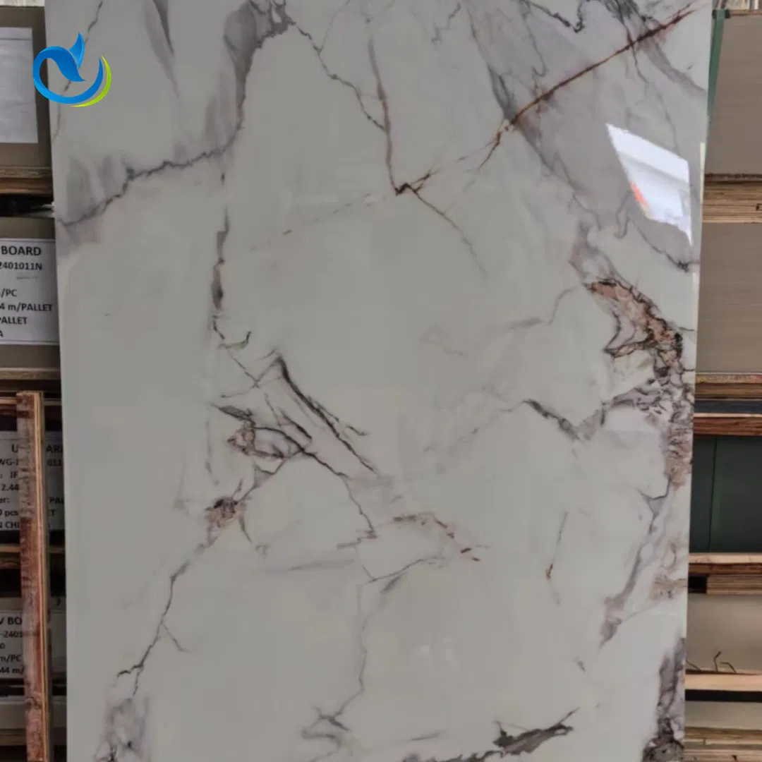 Arris PVC Carbon Slate Marble Board Wall Panel PVC UV Wall Paneling Sheet