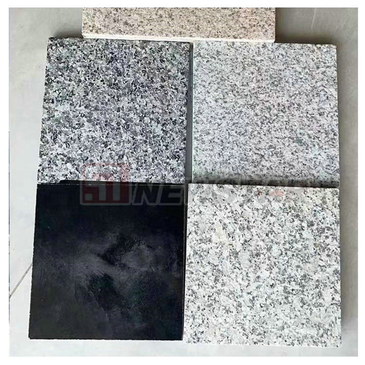 Landscaping Paving Cobblestone Granite Tile Price Black Granite Cubestone Price Pavers
