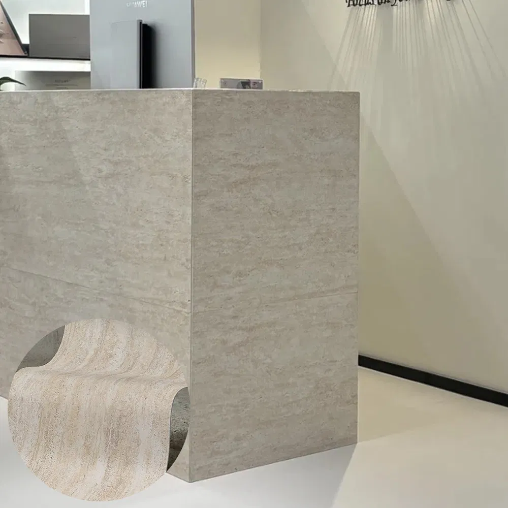 Flexible Sandstone Look Panels for Exterior Column with Reinforced Fiberglass Mesh Backing